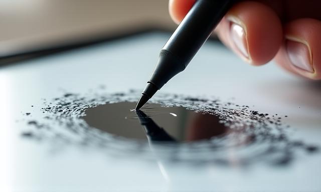 Digital Brush Physics and ML visual